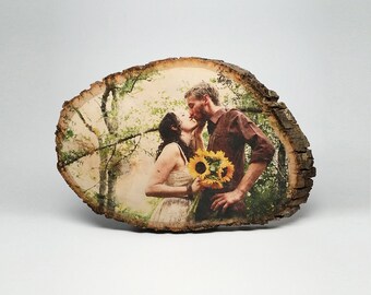 5th Anniversary Gift, Anniversary Photo on Wood, Wedding Picture on Wood, Wood Anniversary Gift, 5 Year Anniversary, Custom Anniversary Gift