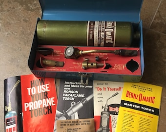 Vintage Bernz O Matic Torch Kit w/Toolbox