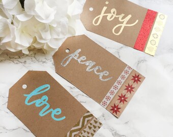 Christmas Gift tags (Set of 9)