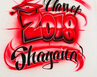 airbrush graduation shirts