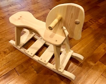 Classic Wooden Toy Rocking Horse