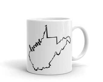 West Virginia Home State - Coffee Mug