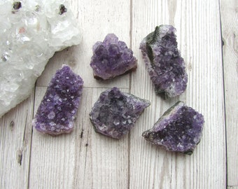 Dark Purple Amethyst Druzy Cluster - Gemstone Specimen - Natural Purple Crystal