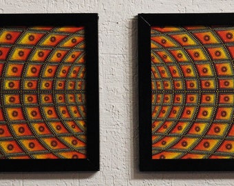 Modern diptych: Concentration.