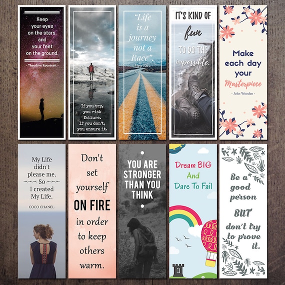 It is a picture of Mesmerizing Printable Bookmarks With Quotes This is a photo of Mesmerizing Printable Bookmarks With Quotes