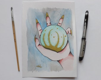 Crystal Ball - Original art piece