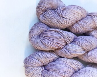 4ply Superwash Merino/Cotton - Lavendar