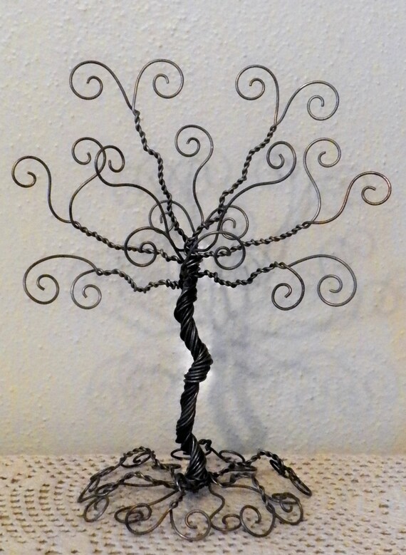Jewelry tree wire stand earring hanger jewelry organizer
