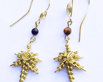 Leaf in bronze wire "Legalize"
