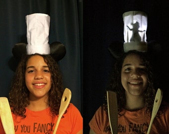 Light-Up Tiny Chef Mouse Ears Headband (batteries included)