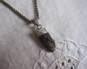 Blue Himalayan kyanite Crystal pendant and silver (9)