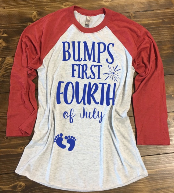 pregnant fourth of july shirt