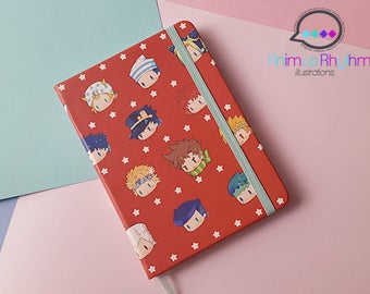 JoJo's Bizarre Adventure Travel Notebook Journal Sketchbook Jonathan Joseph Jotaro Anime
