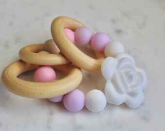 Sensory Baby Teether Rattle