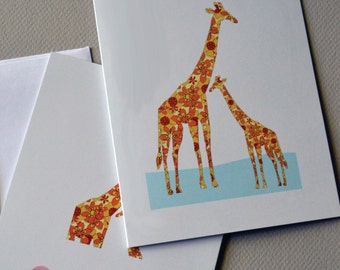 Giraffe and Baby, Baby, New baby card, Greeting card, New Stockist Special Free Shipping Starter Pack, Starter Packs, New Stockist Special