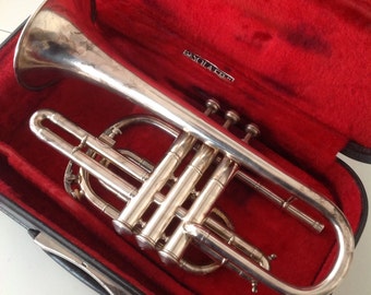 Silver plate trumpet
