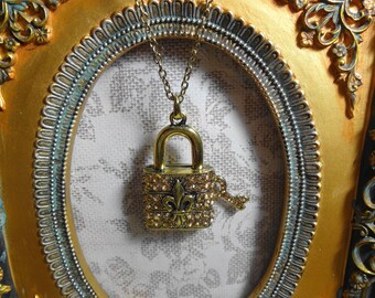 Lock and Key Necklace