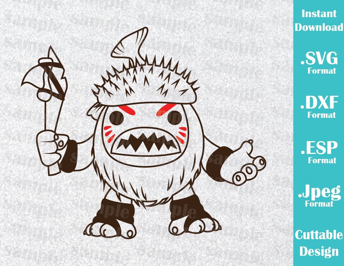 INSTANT DOWNLOAD SVG Disney Inspired Kakamora from Moana for