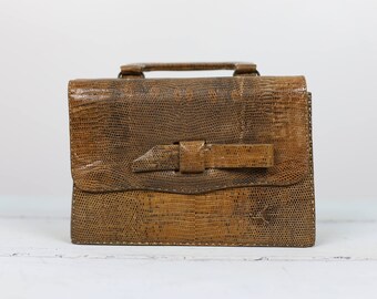40s BROWN REPTILE 2 sided pure with latch