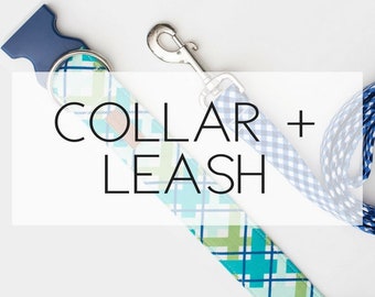 Any Collar + Leash Package -please note the pattern(s) of your choice at checkout