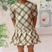 Plaid Pleated Dress for Kidz 'n' Cats Dolls