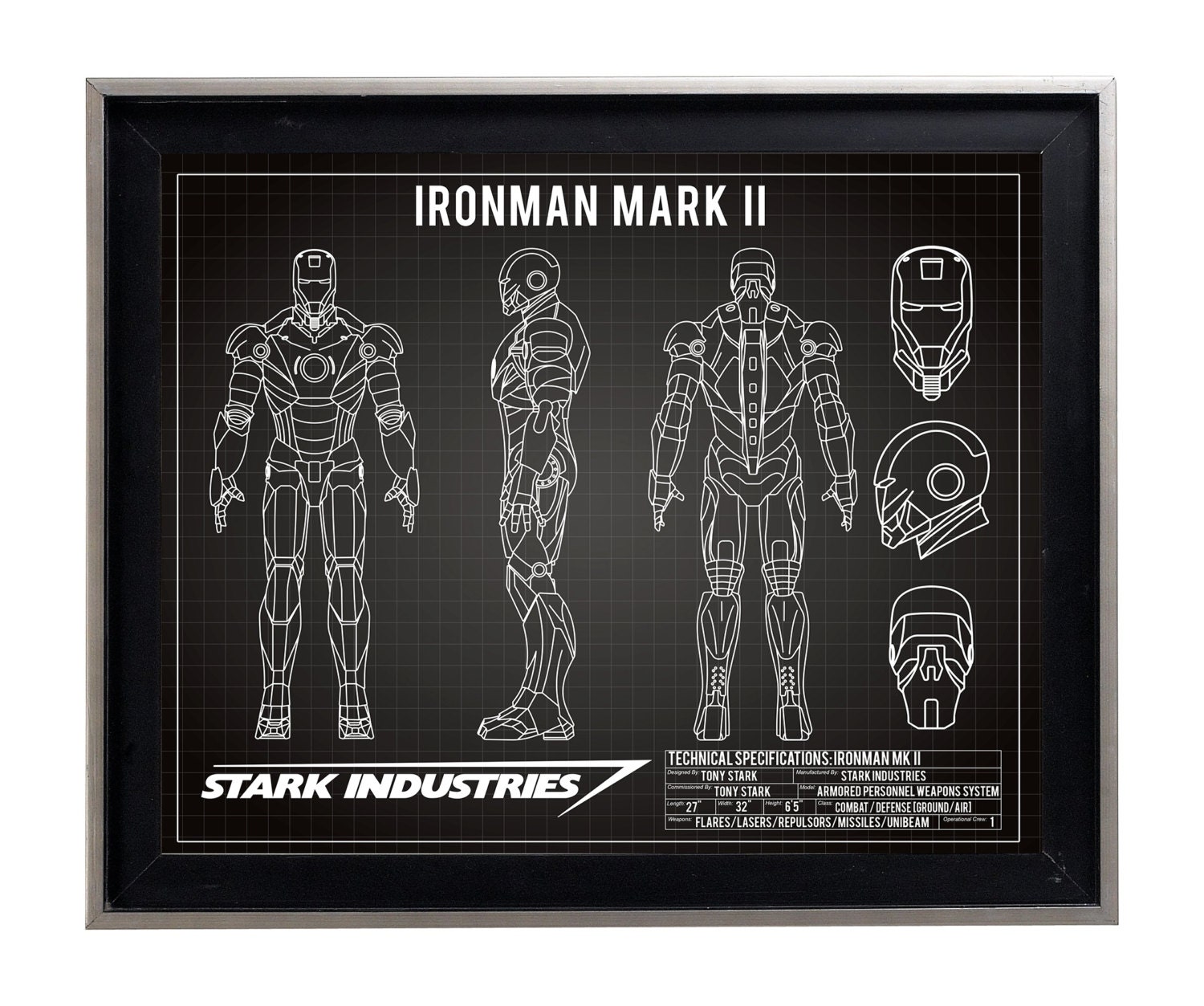 Iron Man Classic Blueprints