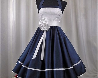 Bridalgown 50s ,Weddingdress,Rockabilly,Petticoatdress