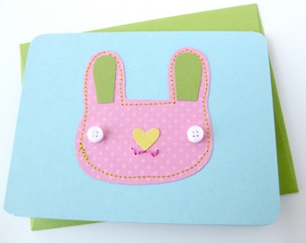 Easter Sale // Bunny Card & Collage Art