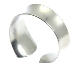 10 Year Anniversary Gift Brushed Aluminum Bangle Bracelet 10th Anniversary Gift For Her Ten Year Anniversary Gift Aluminum Anniversary
