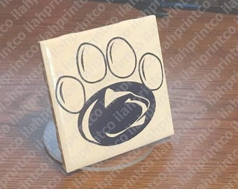 Paw Print // Penn State University // PSU // Pennsylvania // Nittany Lion // Logo -- Decal
