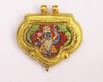Vintage Locket Necklace Gold Pendant Jewelry Women MB009GJ