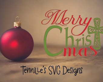 Merry Christ-Mas SVG, Cricut Design Space, Cricut, Christ, Merry Christmas
