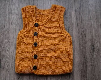 Mustard Yellow Waistcoat
