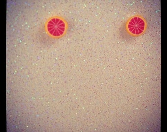 Grapefruit Earrings