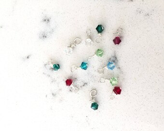 Add-On Birthstones -- 4 mm swarovski bicone
