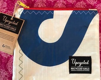 Upcycled Sail Clutch