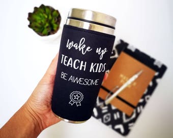 Personalised Teacher gift, Teacher mug to go coffee mug, tumbler travel mug, teacher appreciation gift for male teacher, coach school gift