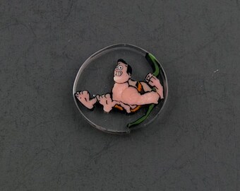 Swinger George Glass Murrine Boro Coin - 136J