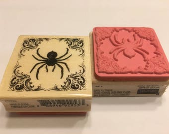 large Spider rubber stamp , 45 mm (BB4/2)