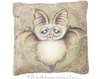 Throw Pillow Cover with pillow insert Indoor, animal, art - woodland- fine art -living - childrens - nursery - babies