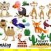Desert Animal Clipart, Desert Animal Clip Art, Desert Animal Png, Animals Clipart,Hyena Clipart, Camel Clipart, Fox Clipart, Vulture Clipart
