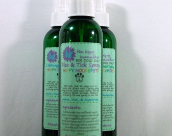Flea & Tick Spray - Natural Bug Repellent For Dogs - Hippy Housepets - Eco-Friendly Packaging