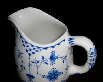 Furnivals Denmark Blue and White Creamer England