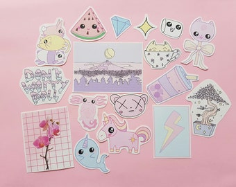 Kawaii stickers | Etsy