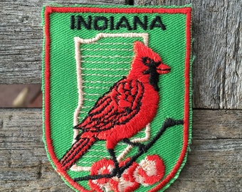 LAST ONE! Indiana Vintage Souvenir Travel Patch from Voyager