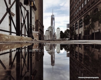 Through the streets of Jersey City, Original photograph