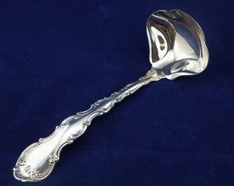 Gorham Strasbourg Sterling Silver Gravy/Sauce Ladle ourg 6.75"-Serving Piece, No Mmogram-SKU: MISC-1213