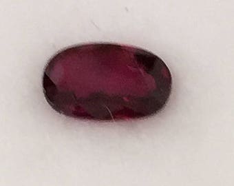 6x4mm,Burmese Red Ruby-Oval