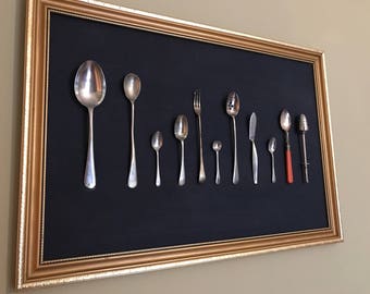 Lovely Kitchen Vintage Bits & Bobs Picture With Gilt Frame
