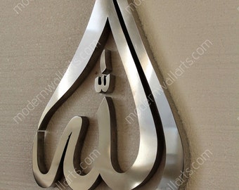 Stainless Steel Allah Tear Drop